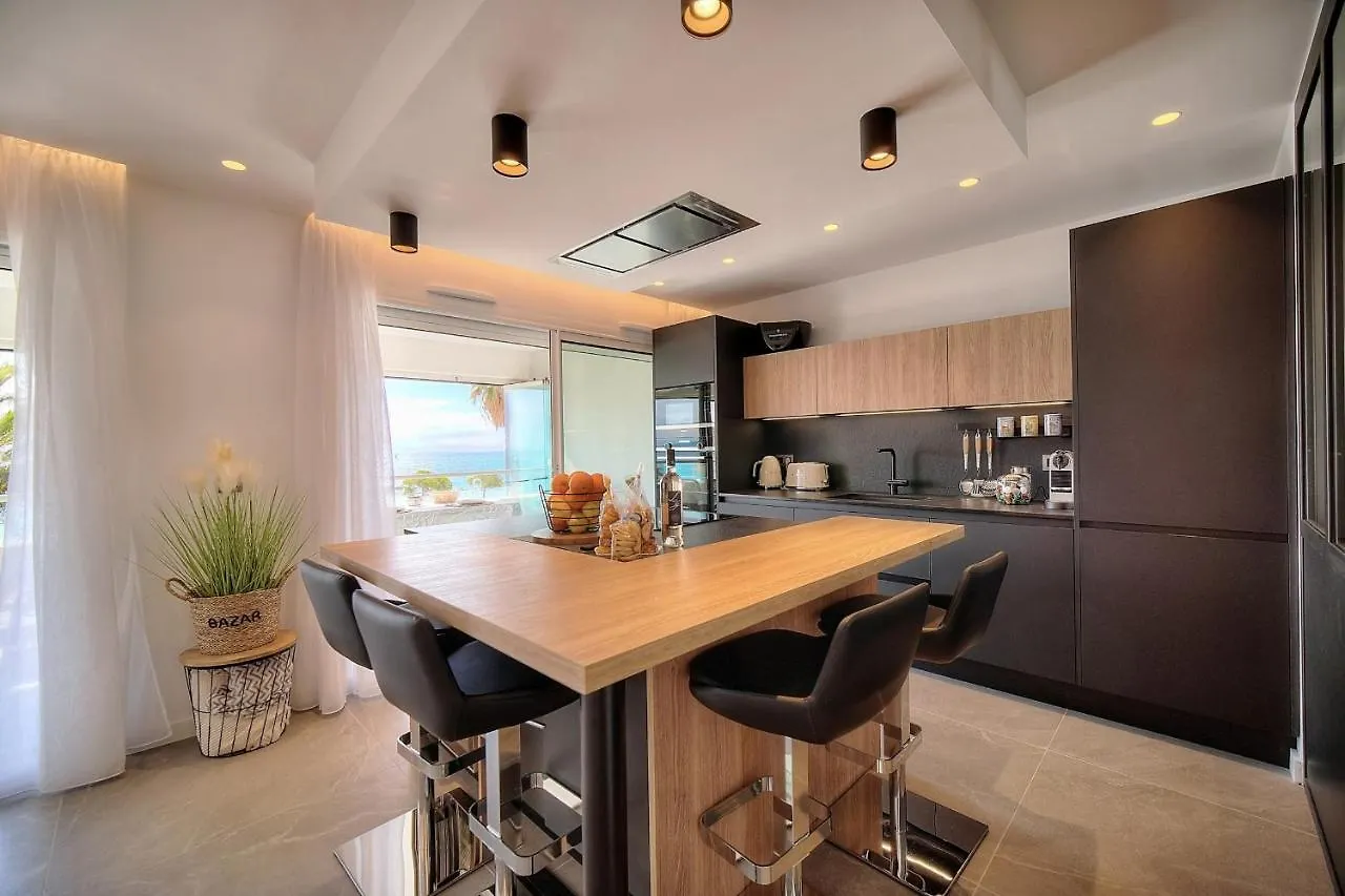 Cannes Luxury Rental - Stunning Sea Front Apartment Villeneuve-Loubet